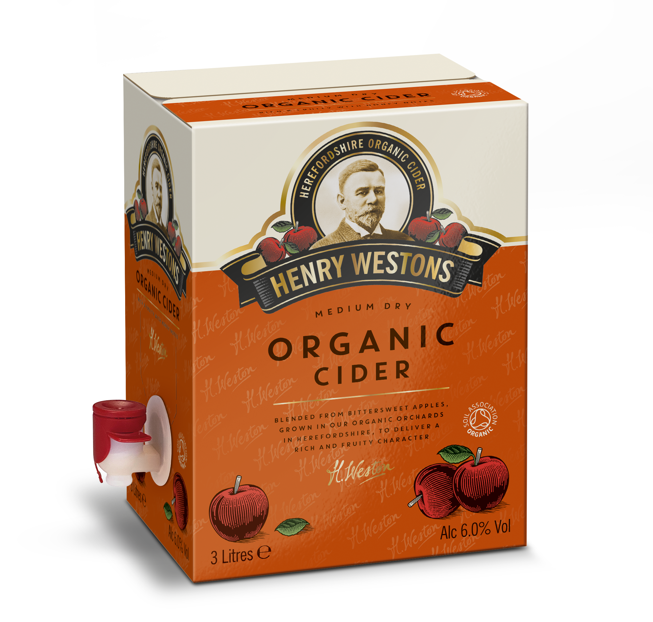 Henry Westons Organic Still Cider 3L BiB